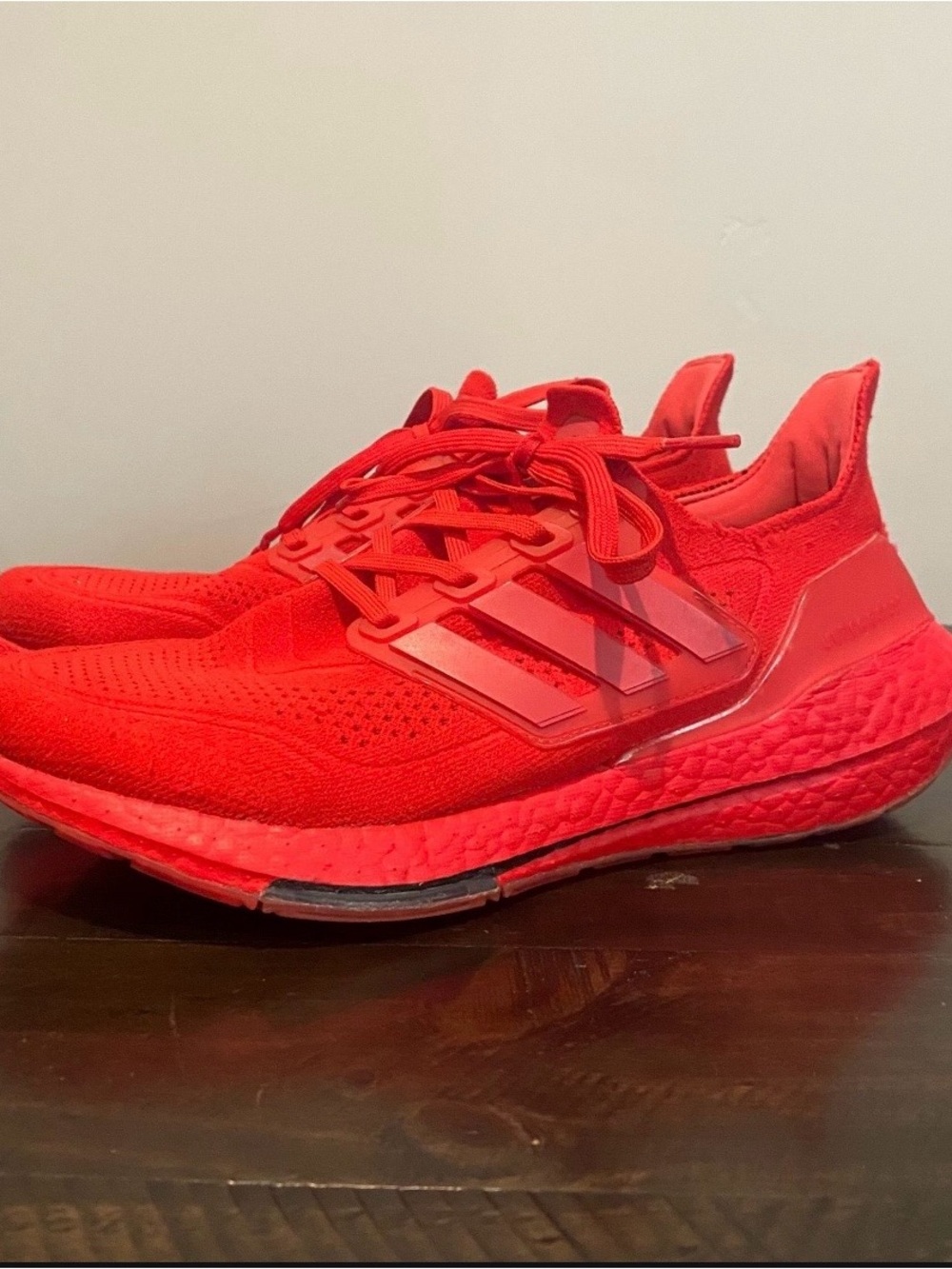 Adidas Ultraboost 21 Red Running Shoes